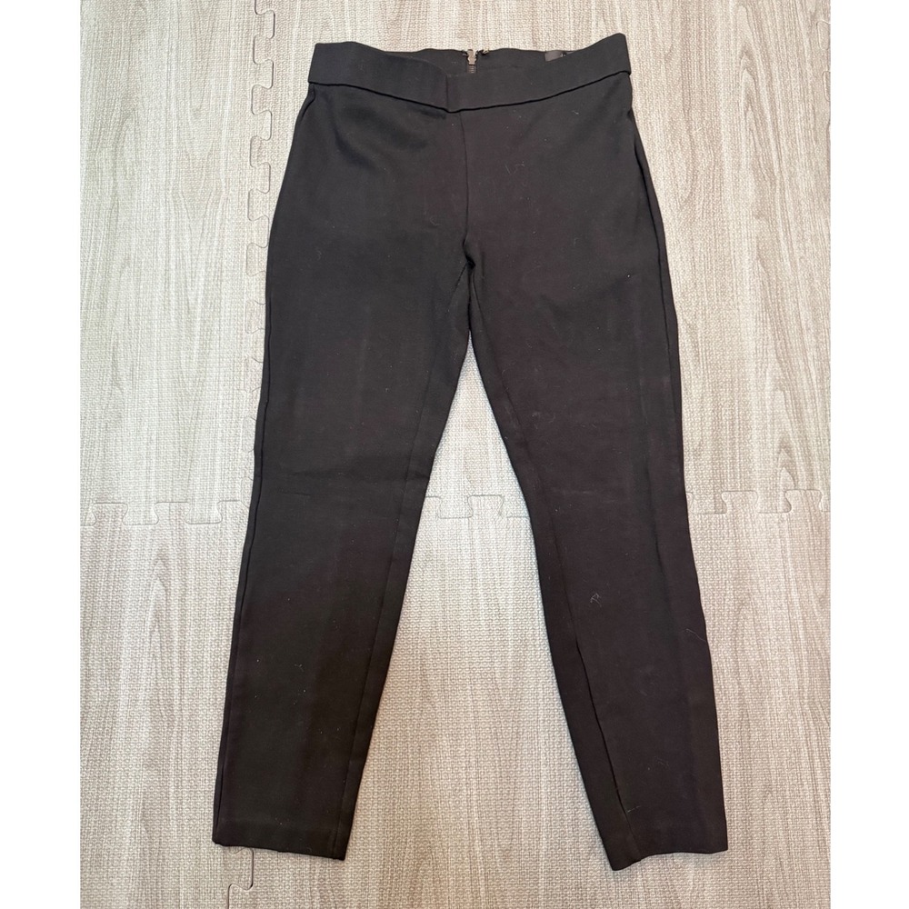 J.Crew Pixie Pant Black Ponte Knit Skinny Tapered Leg Pants PM Petite M